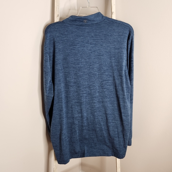 Pro Tour pullover mens XL blue long sleeve quarter zip golf - Picture 5 of 5